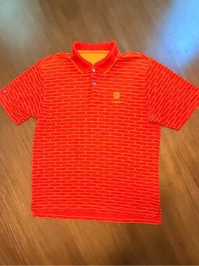 RARE Seaview Golf Club Orange Antigua Polo Shirt